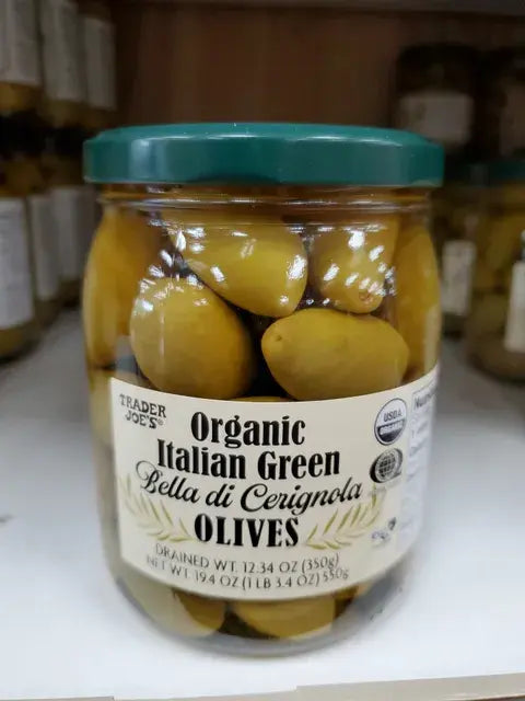 Trader Joe's Italian Green Bella Di Cerignola Olives, 550g