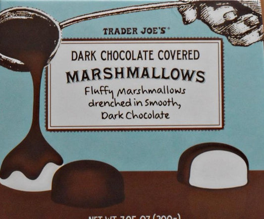 Trader Joe's Dark Chocolate Covered Marshmallows, 200g