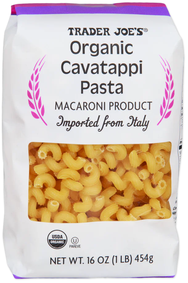 Trader Joe's Organic Cavatappi Pasta, 454g