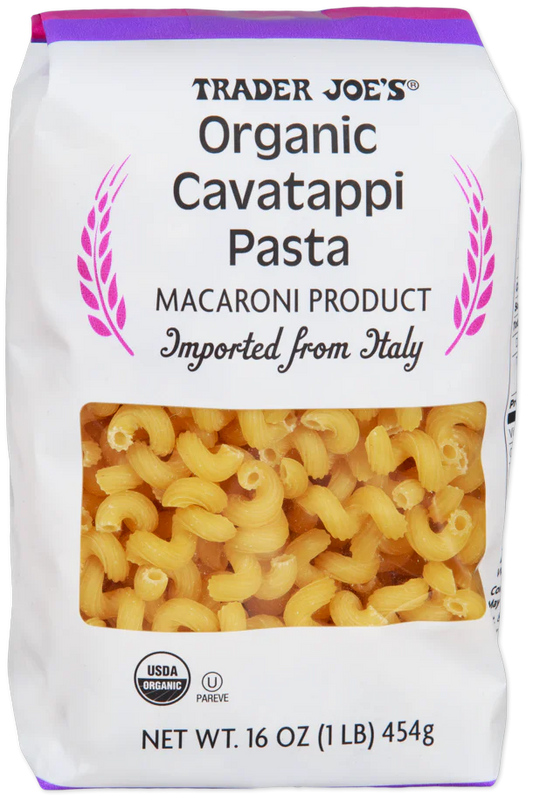 Trader Joe's Organic Cavatappi Pasta, 454g