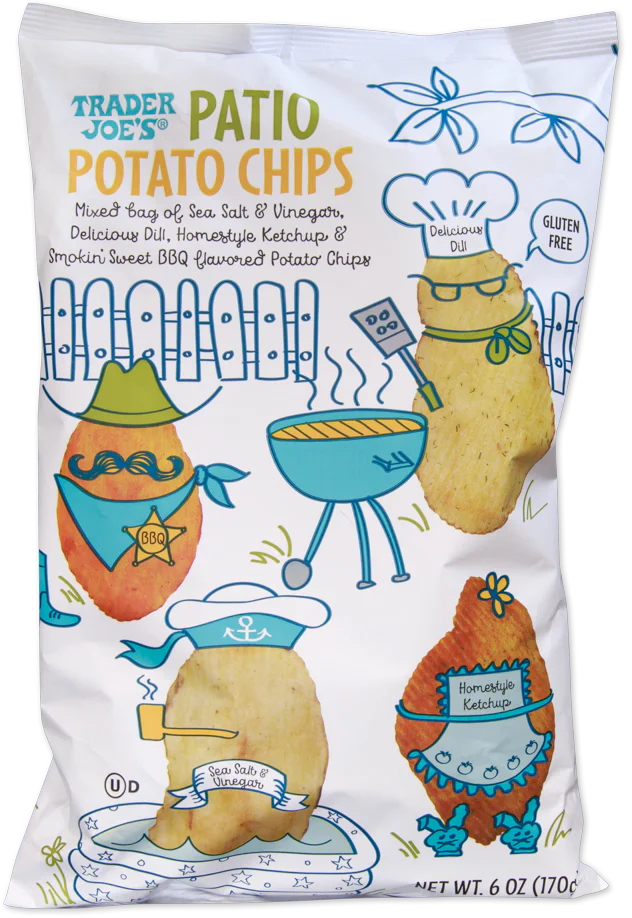 Trader Joe's Patio Potato Chips, 170g