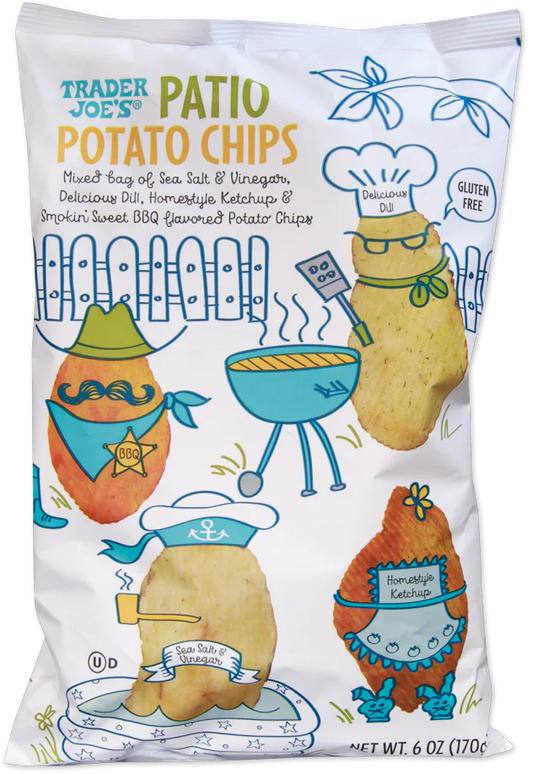 Trader Joe's Patio Potato Chips, 170g