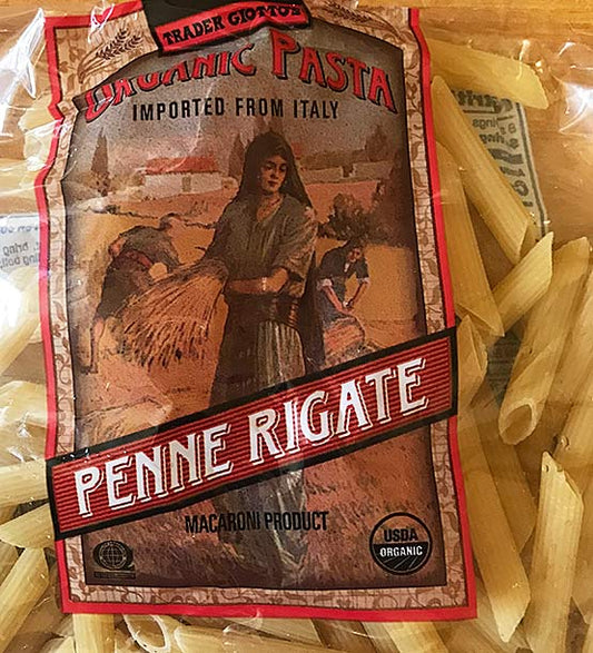 Trader Joe's Organic Penne Rigate, 454g