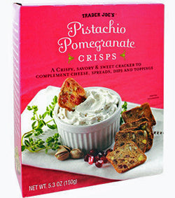 Trader Joe’s Pistachio & Pomegranate Crisps, 150g
