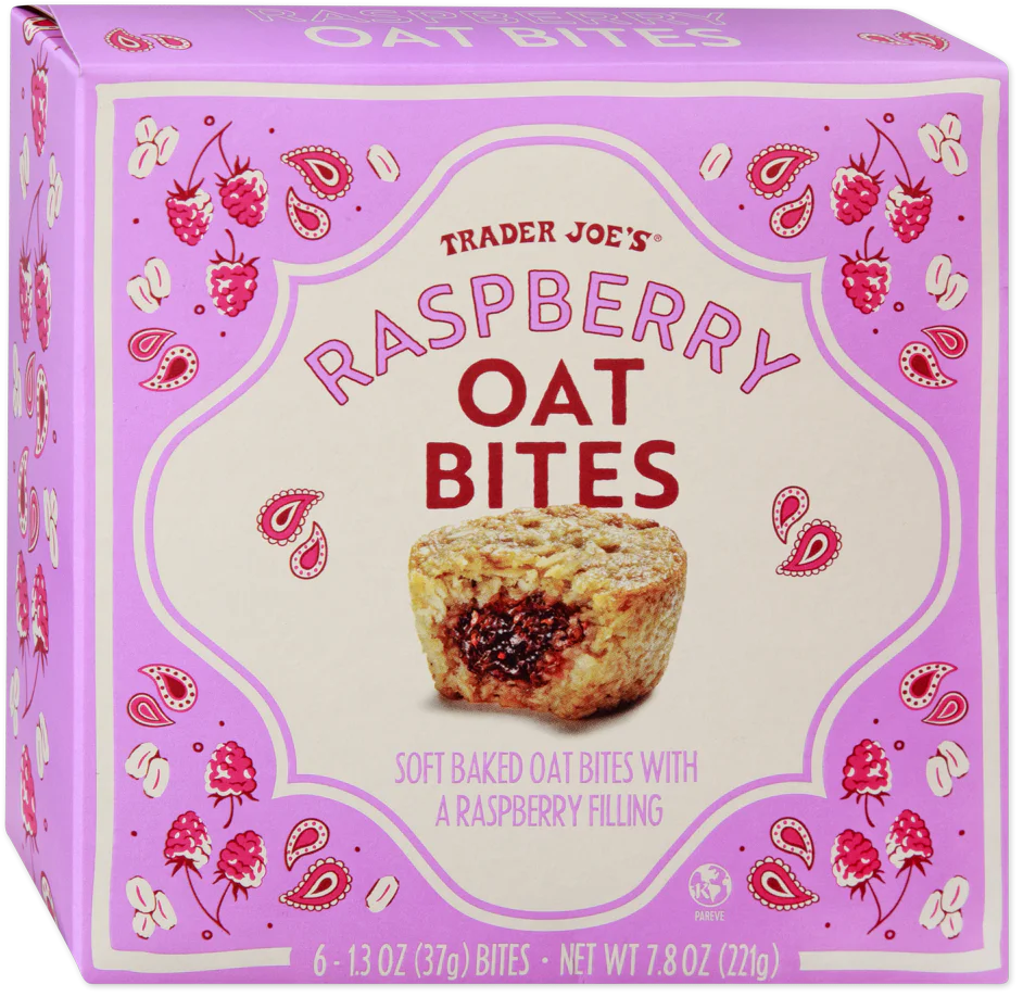 Trader Joe's Raspberry Oat Bites, 221g