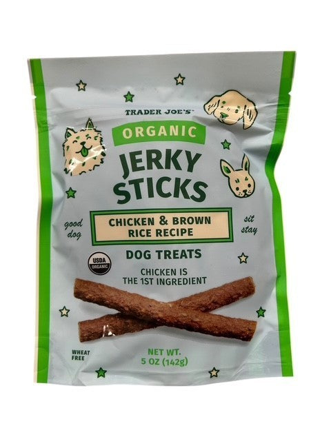 Trader Joe’s Chicken & Brown Rice Recipe Organic Jerky Sticks, 142g