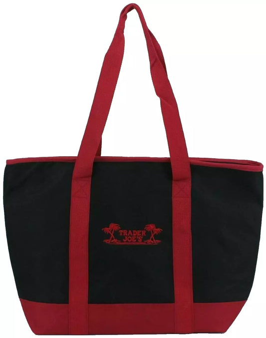 Trader Joe's Large Reusable Insulated Bag, Red