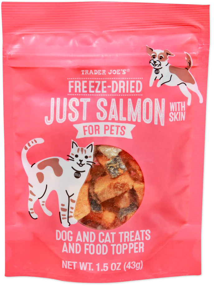 Trader Joe's Freeze-Dried Just Salmon with Skin for Pets, 43g