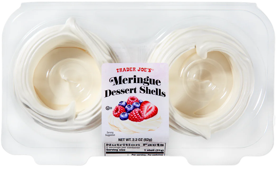 Trader Joe's Meringue Dessert Shells, 62g