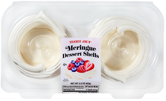 Trader Joe's Meringue Dessert Shells, 62g