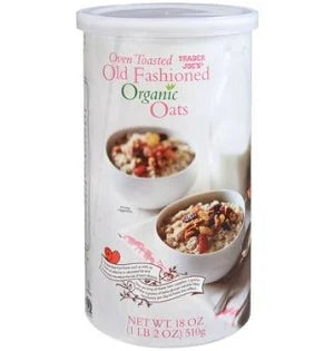 Trader Joe’s Organic Oven Toasted Old Fashioned Oats, 510g