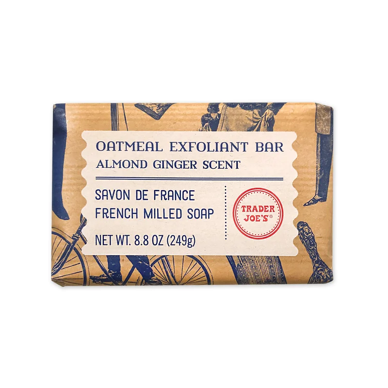 Trader Joe's Almond Ginger Scent Oatmeal Exfoliant Bar, 249g