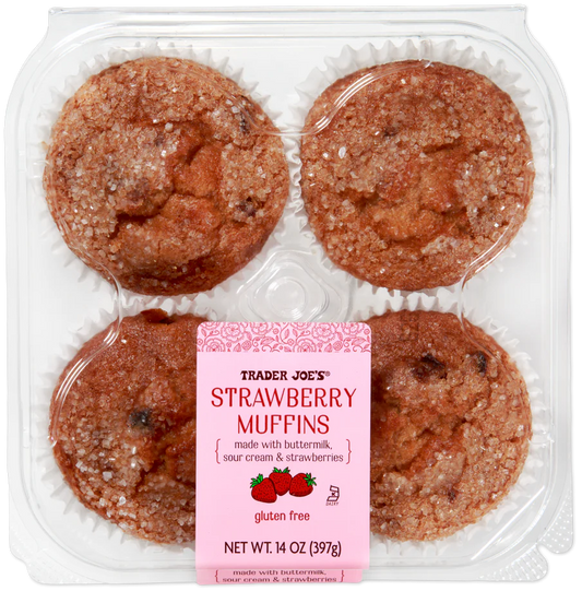 Trader Joe's Gluten Free Strawberry Muffins, 397g