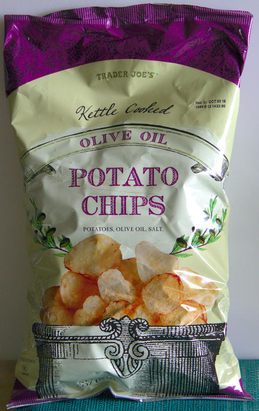 Trader Joe's Kettle Cooked Olive Oil Potato Chips, 198g