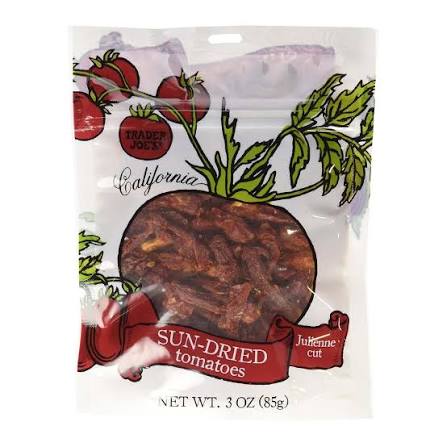 Trader Joe's Julienne Cut California Sun Dried Tomatoes, 85g