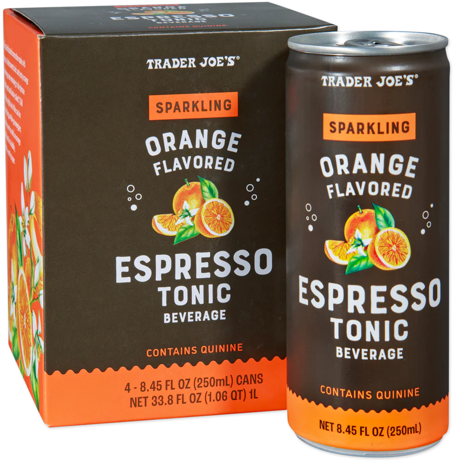 Trader Joe's Sparkling Orange Flavoured Espresso Tonic, 1L