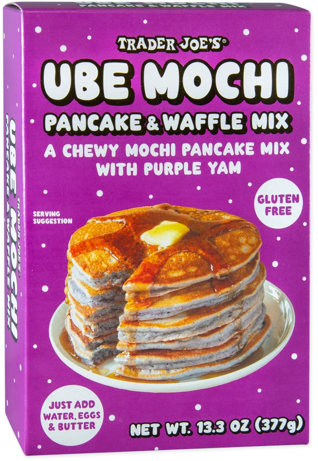 Trader Joe's Ube Mochi Pancake & Waffle Mix, 377g