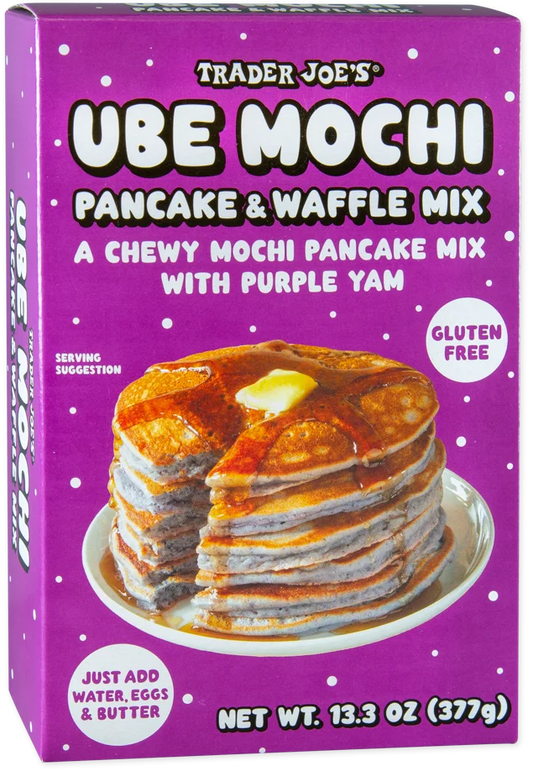 Trader Joe's Ube Mochi Pancake & Waffle Mix, 377g