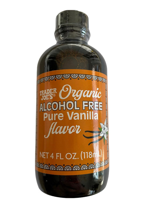 Trader Joe’s Organic Alcohol-Free Pure Vanilla Flavour, 118mL