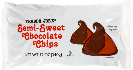 Trader Joe's Semi-Sweet Chocolate Chips, 340g