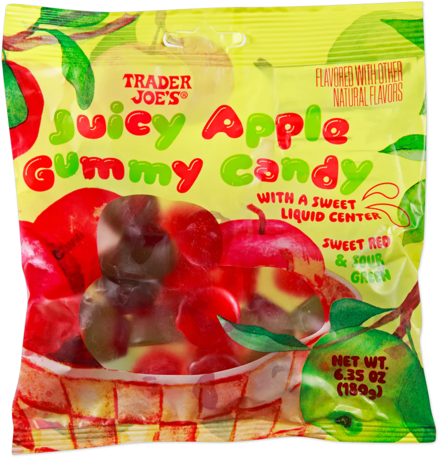 Trader Joe's Juicy Apple Gummy Candy, 189g