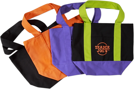 Trader Joe's Trick-or-Treat Mini Canvas Totes
