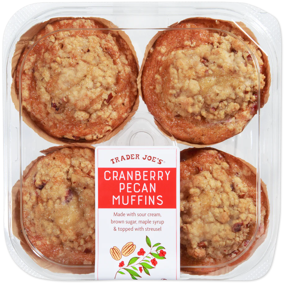 Trader Joe's Cranberry Pecan Muffins, 397g