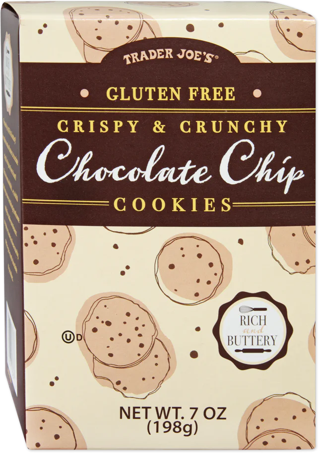 Trader Joe's Gluten Free Chocolate Chip Cookies, 198g