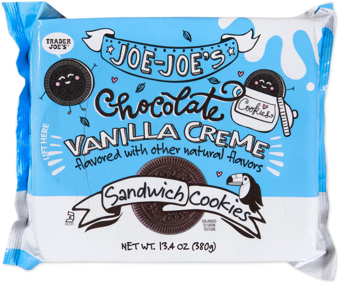 Trader Joe's Joe-Joe's, Chocolate Vanilla Creme, 380g