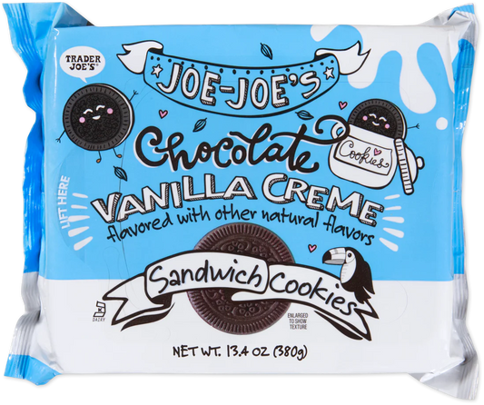Trader Joe's Joe-Joe's, Chocolate Vanilla Creme, 380g