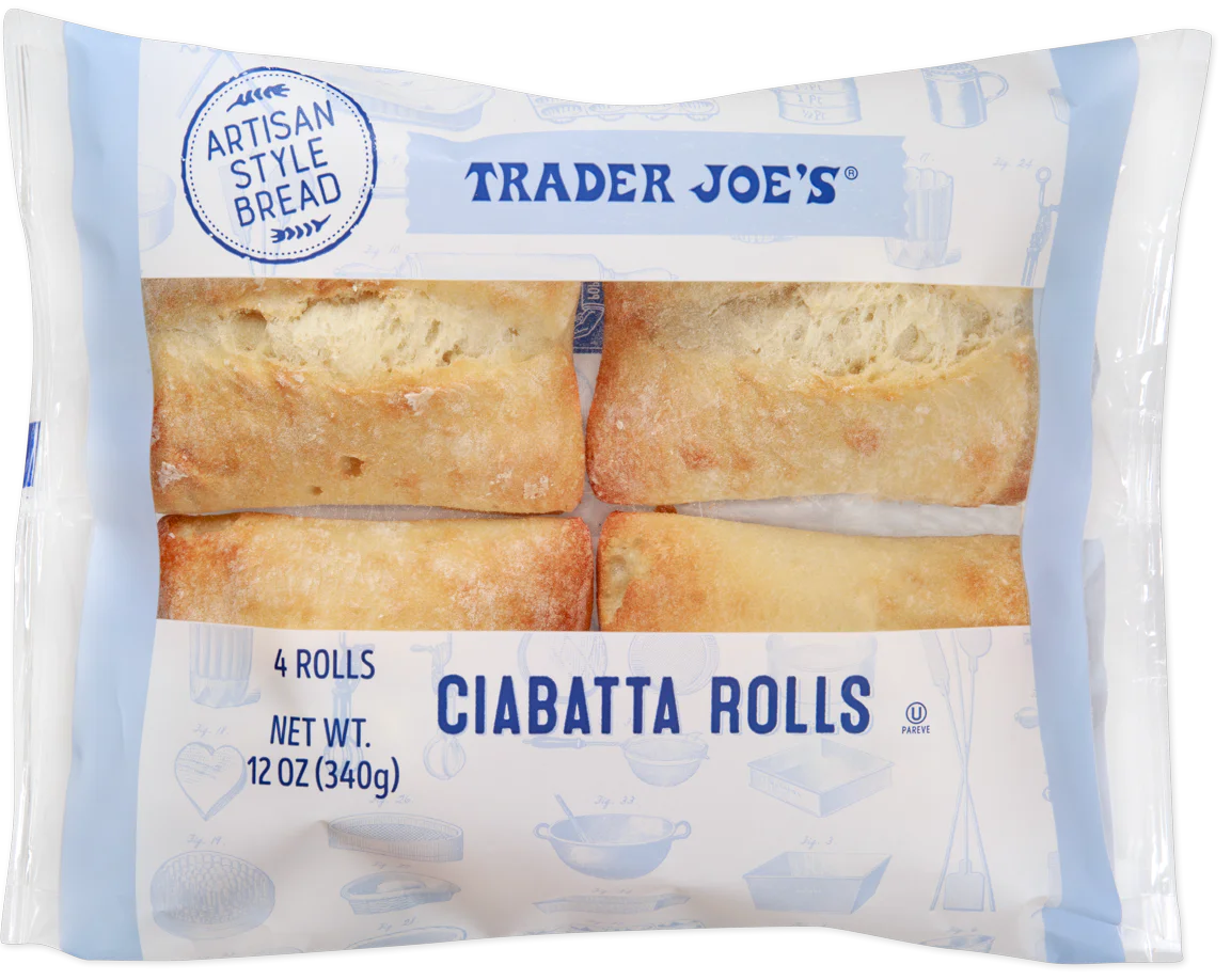Trader Joe's Ciabatta Rolls, 340g