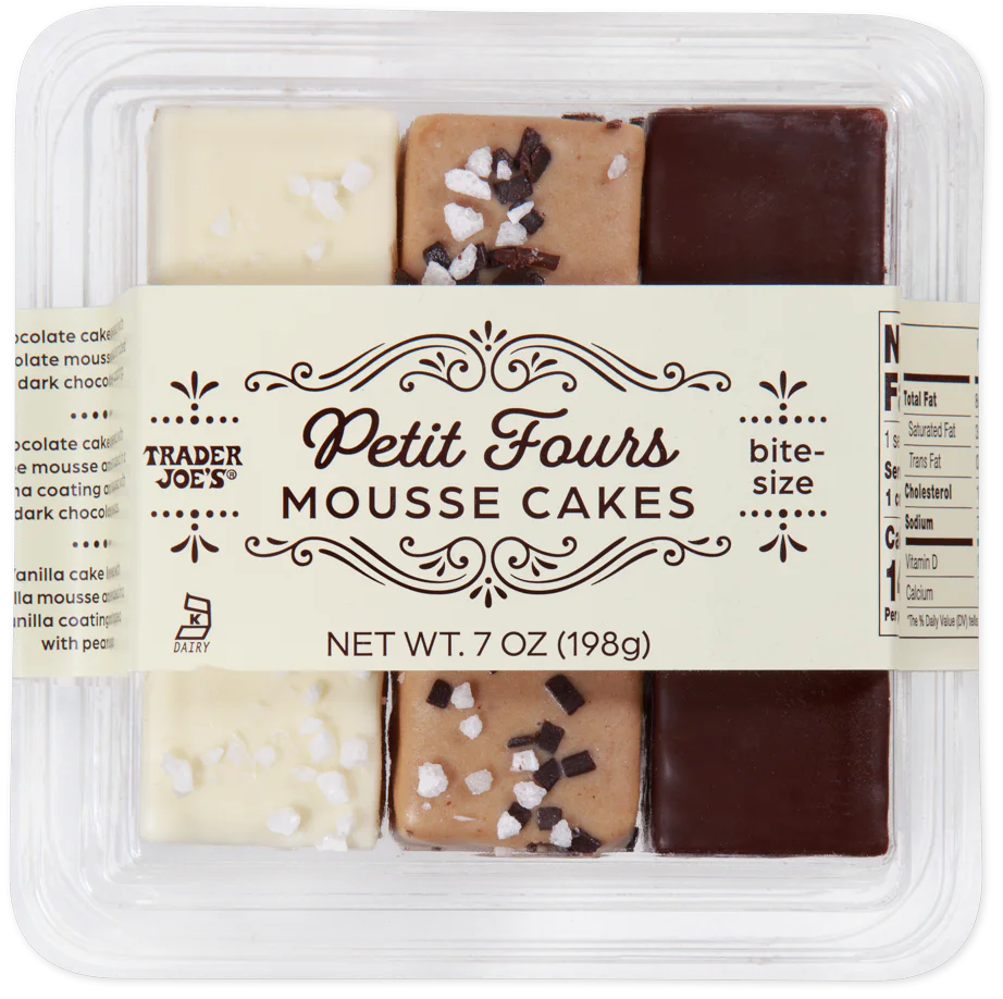 Trader Joe's Petit Fours Mousse Cakes, 198g