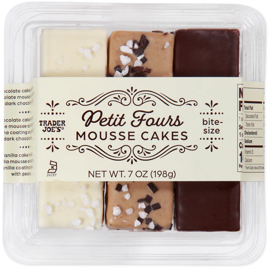 Trader Joe's Petit Fours Mousse Cakes, 198g