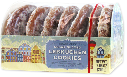 Trader Joe's Sugar Glazed Lebkuchen Cookies, 200g
