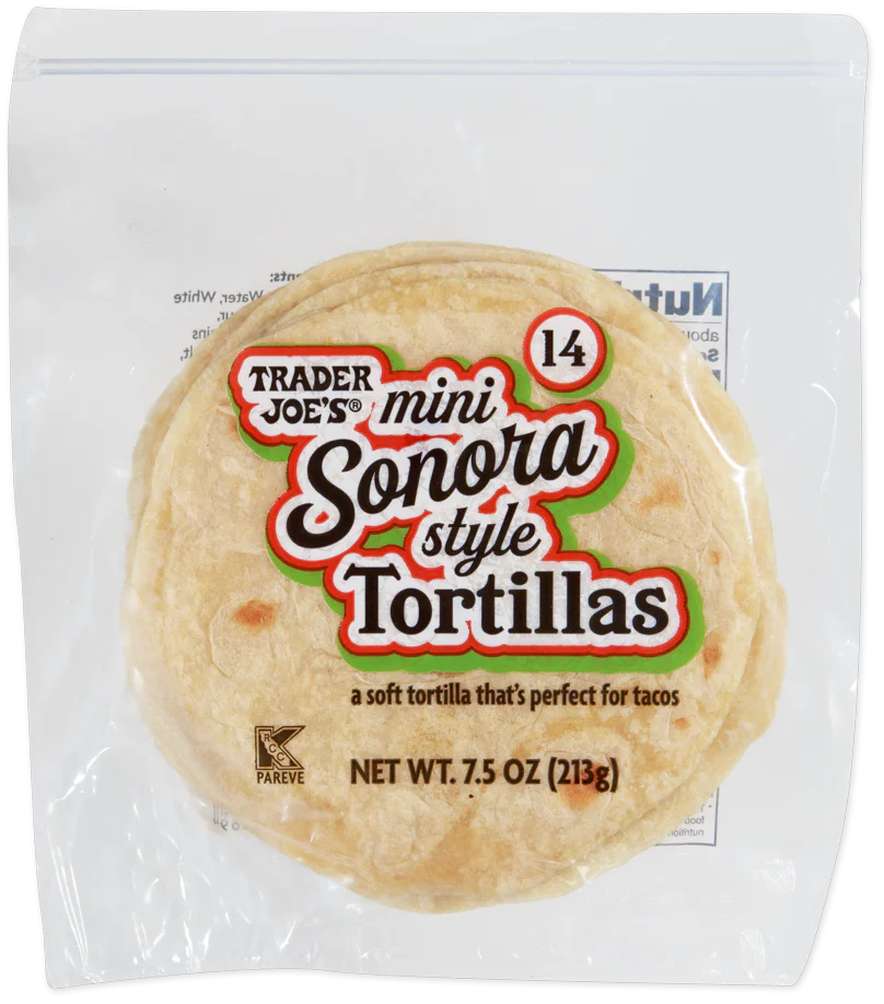 Trader Joe's Mini Sonora Style Tortillas, 213g