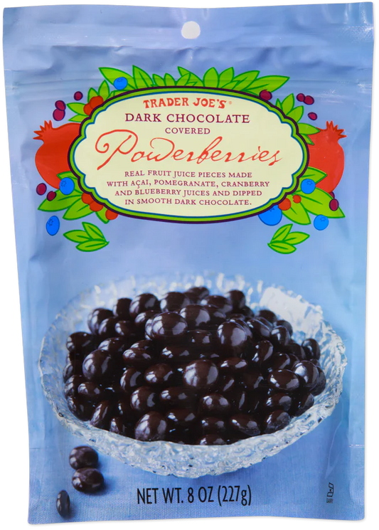 Trader Joe's Dark Chocolate Covered Powerberries, 227g