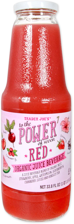 Boisson au jus biologique rouge To The Power of Seven de Trader Joe's, 1 L 