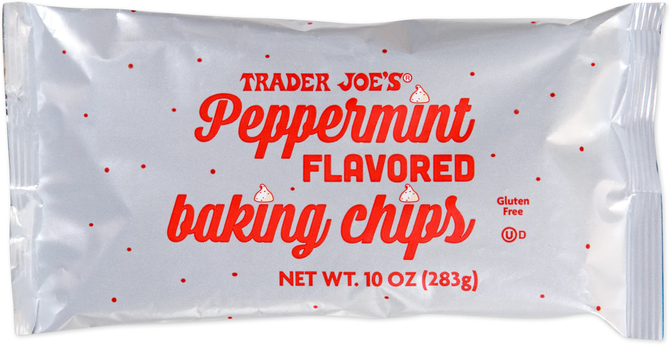 Trader Joe's Peppermint Flavoured Baking Chips, 283g