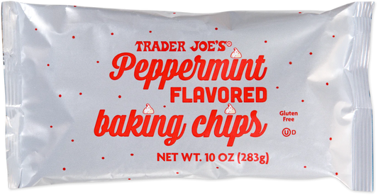 Trader Joe's Peppermint Flavoured Baking Chips, 283g
