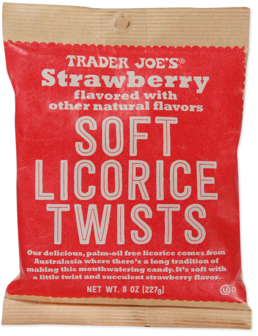 Trader Joe's Soft Strawberry Licorice Twists, 227g