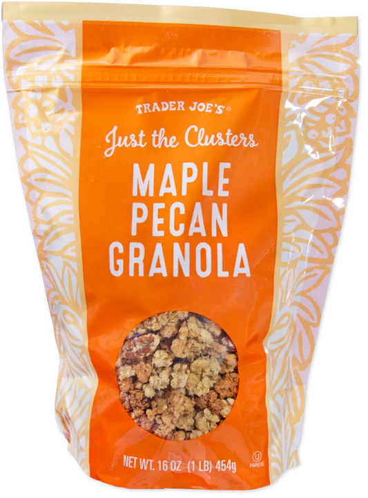 Trader Joe's Just The Clusters Maple Pecan Granola Cereal, 454g