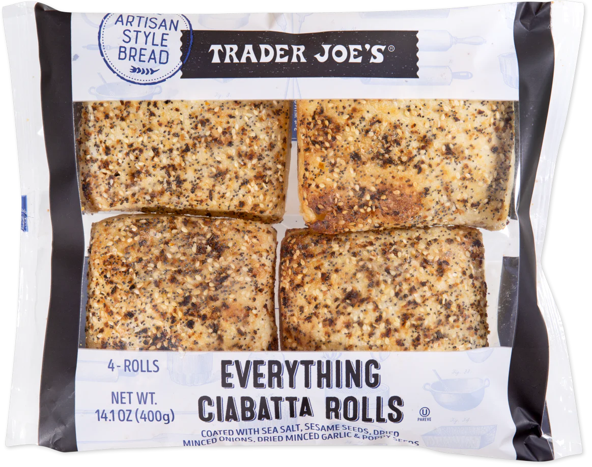 Trader Joe's Everything Ciabatta Rolls, 400g
