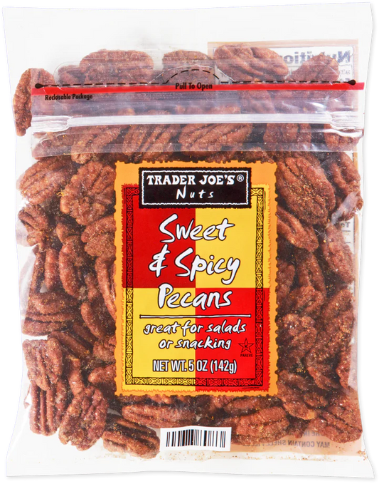 Pacanes sucrées et épicées de Trader Joe's, 142 g