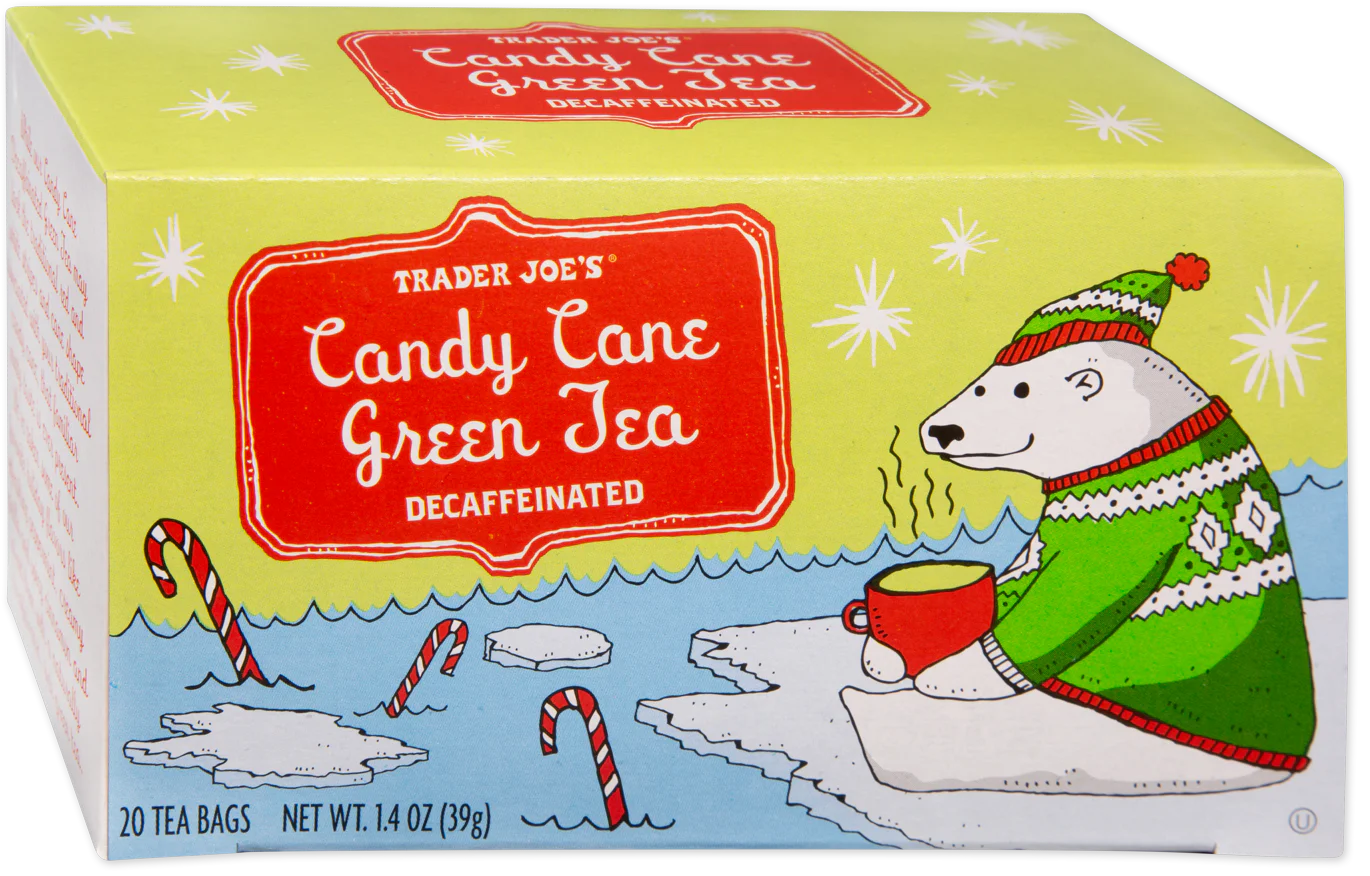 Trader Joe's Candy Cane Green Tea, 39g