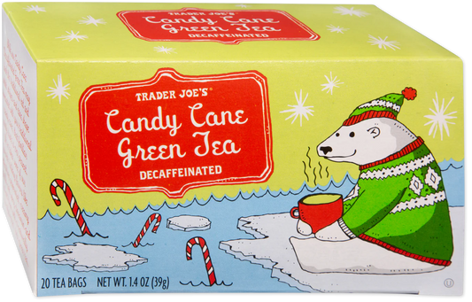 Trader Joe's Candy Cane Green Tea, 39g