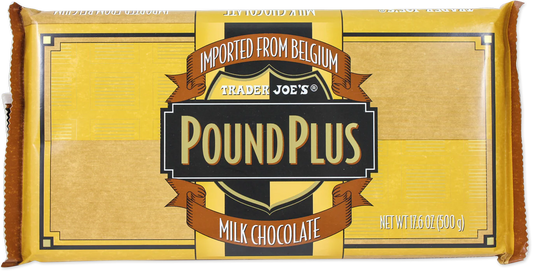 Barre de chocolat au lait Pound Plus de Trader Joe's, 500 g 