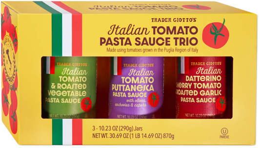Trader Joe's Italian Tomato Pasta Sauce Trio, 870g