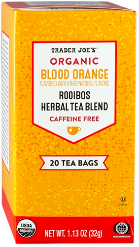 Trader Joe's Organic Blood Orange Rooibos Herbal Tea Blend, 32g