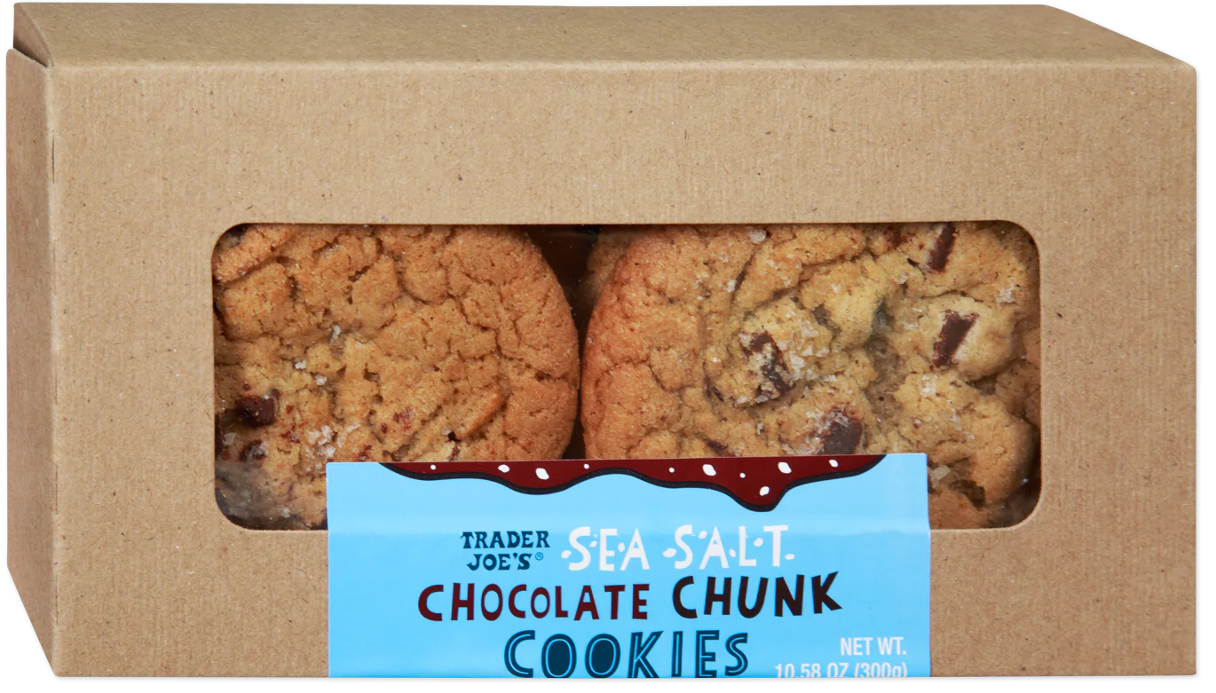 Trader Joe's Sea Salt Chocolate Chunk Cookies, 300g