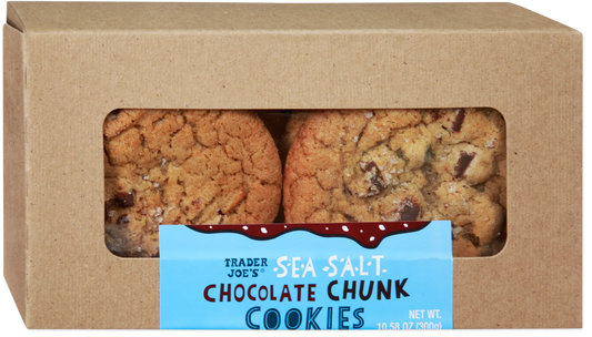 Trader Joe's Sea Salt Chocolate Chunk Cookies, 300g